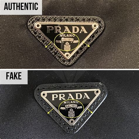 how to tell a fake prada purse|authentic prada.